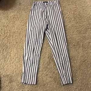 Stripped Brandy Melville Work Pants